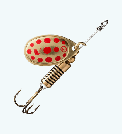 Spinner Weta _DIESE_2 Gold Red Dots.